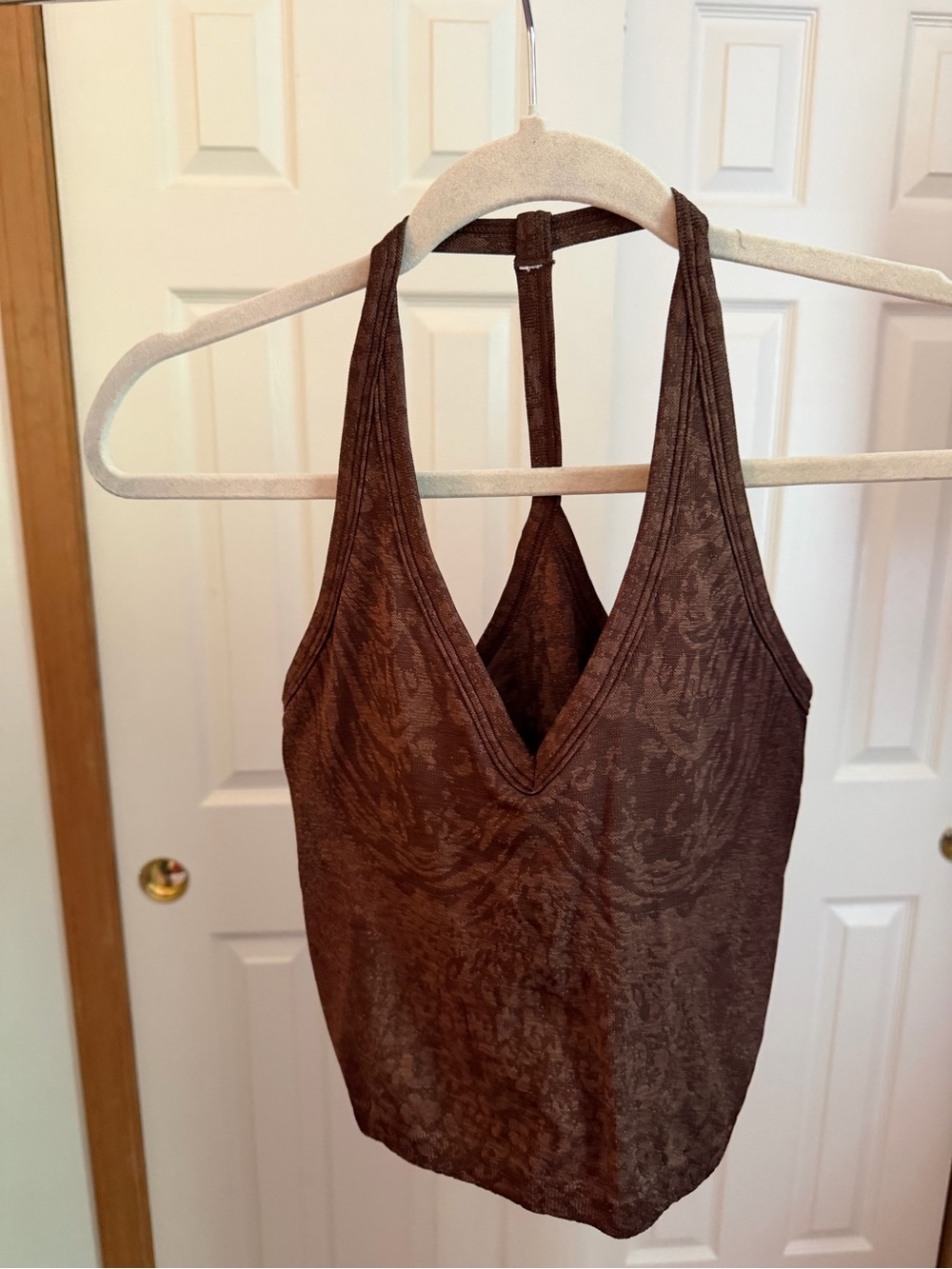 Gymshark Brown Racerback Tank Top
